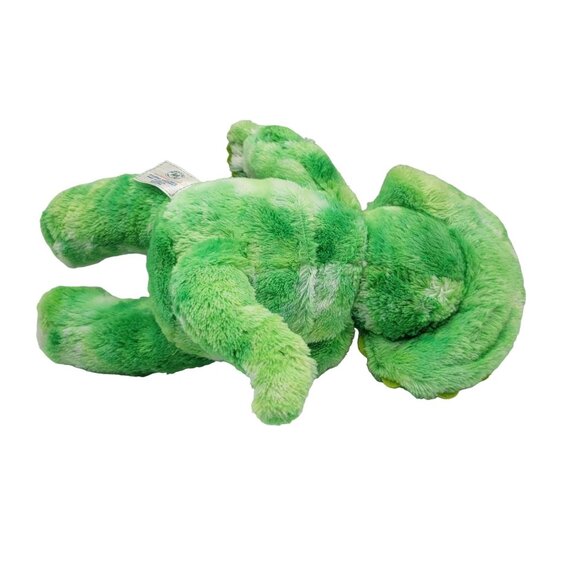 Build a Bear Triceratops Dinosaur Plush Green 19" Dino Cuddly Stuffed Animal - Picture 7 of 9